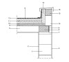 CAD detalji ravnog krova