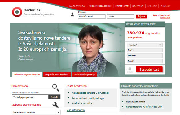 Tenderi.hr - najopširnija baza tendera u Hrvatskoj