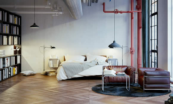 Industrijski stil uređenja doma