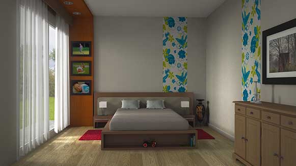 Ukrasi na zidu u 3D formatu