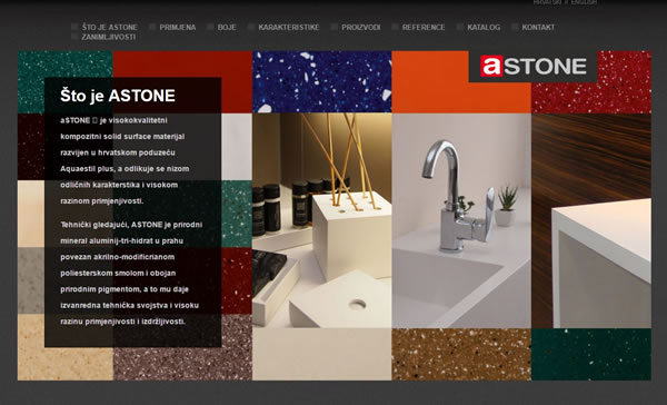 Inovativni solid surface materijal ASTONE od sada i na internetu!