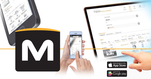 TEM MODUL MANAGER odsad i kao aplikacija za pametni telefon ili tablet