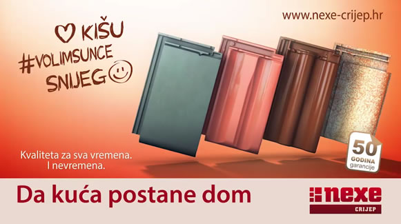 Nexe crijep. Da kuća postane dom.