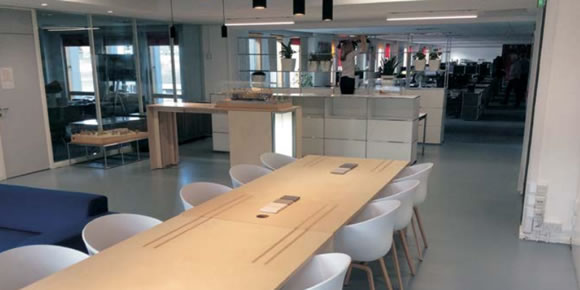 Podni sustav na osnovi smole Mapefloor Comfort u BDP Arhitects, Bristol (Velika Britanija)