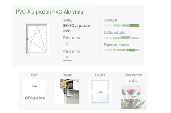 Uz REHAU konfigurator do prozora po vašem izboru