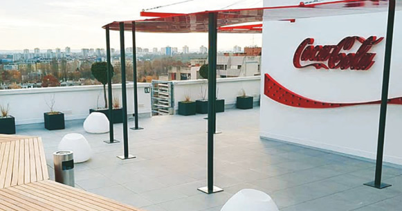 Zgrada Coca–Cole u Zagrebu – hidroizolacija krova Mapeplan Plus sintetičkom folijom
