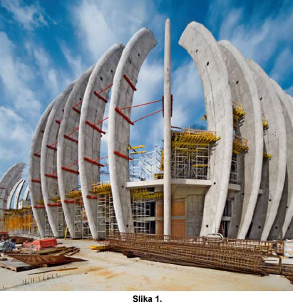Visoka kvaliteta izvedbe i istovremena montaža različitih elemenata konstrukcije: Sportska arena Zagreb