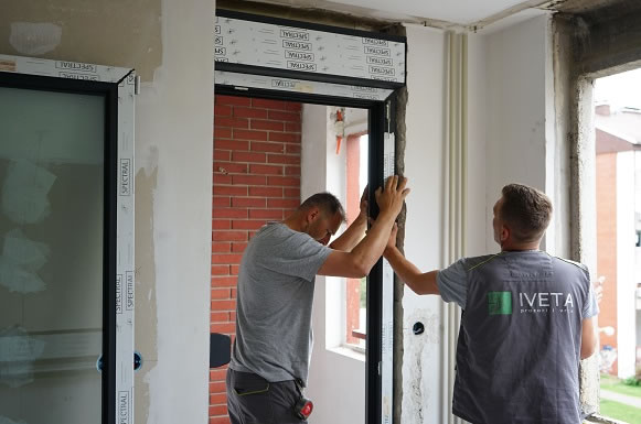 Transformacija stana na Vrbanima: Ugradnja vanjske stolarije