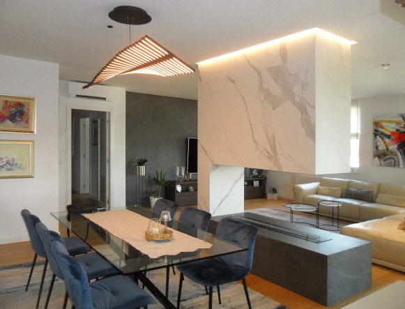 Projekt interijera stana u novogradnji, Zagreb