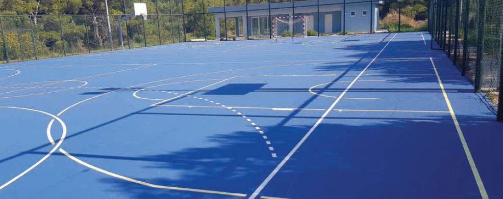 Sanacija polivalentnog sportskog igrališta izvođenjem sustava MAPECOAT TNS MULTISPORT PROFESSIONAL