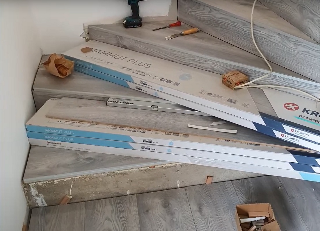 Projekt oblaganja drvenog stubišta s laminatom