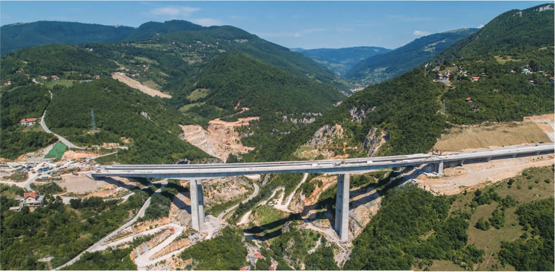 Vijadukti Babina Rijeka i Pehare - POLYGLASS hidroizolacijske trake kao rješenje za infrastrukturne objekte