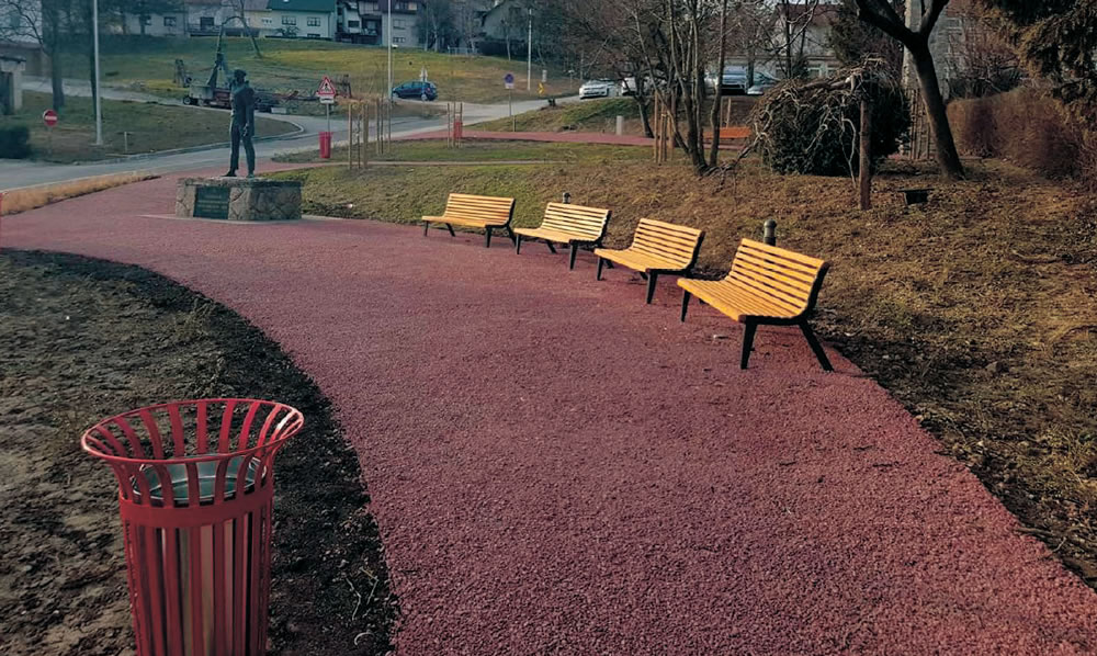 Trg Dragutina Domjanića - Mapecrete drain sustav za zabočku šetnicu
