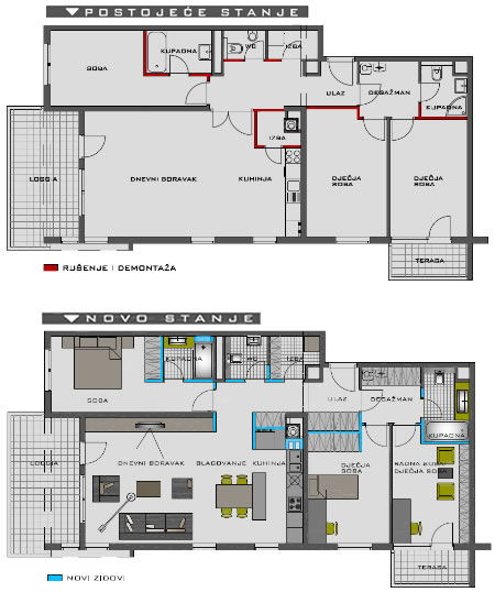 Stan u neposrednoj blizini jezera Bundek (110 m2)