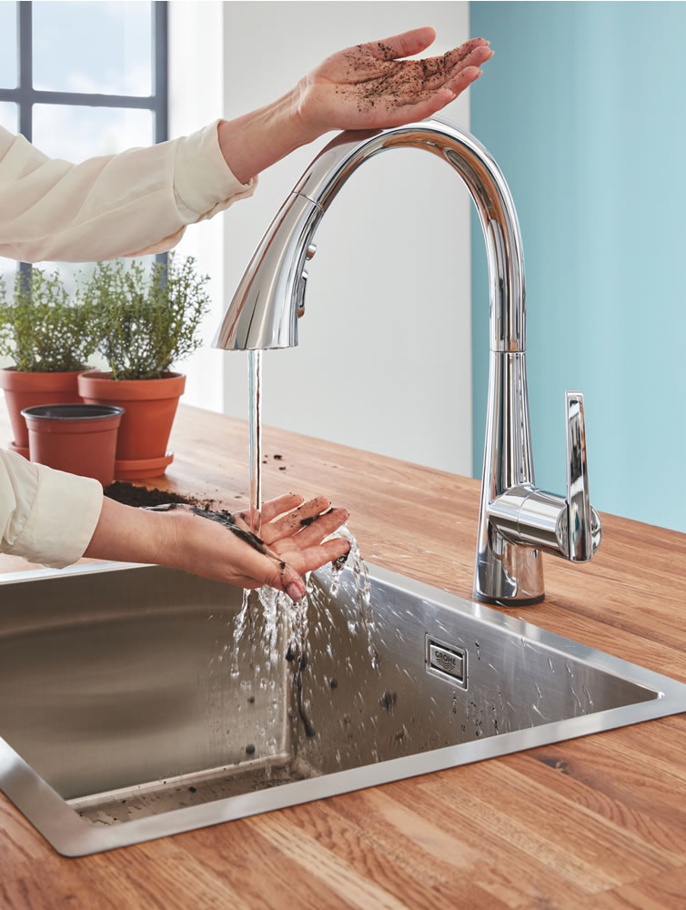 GROHE kuhinjska slavina Zedra ima sve: dizajn, ergonomiju i funkcionalnost