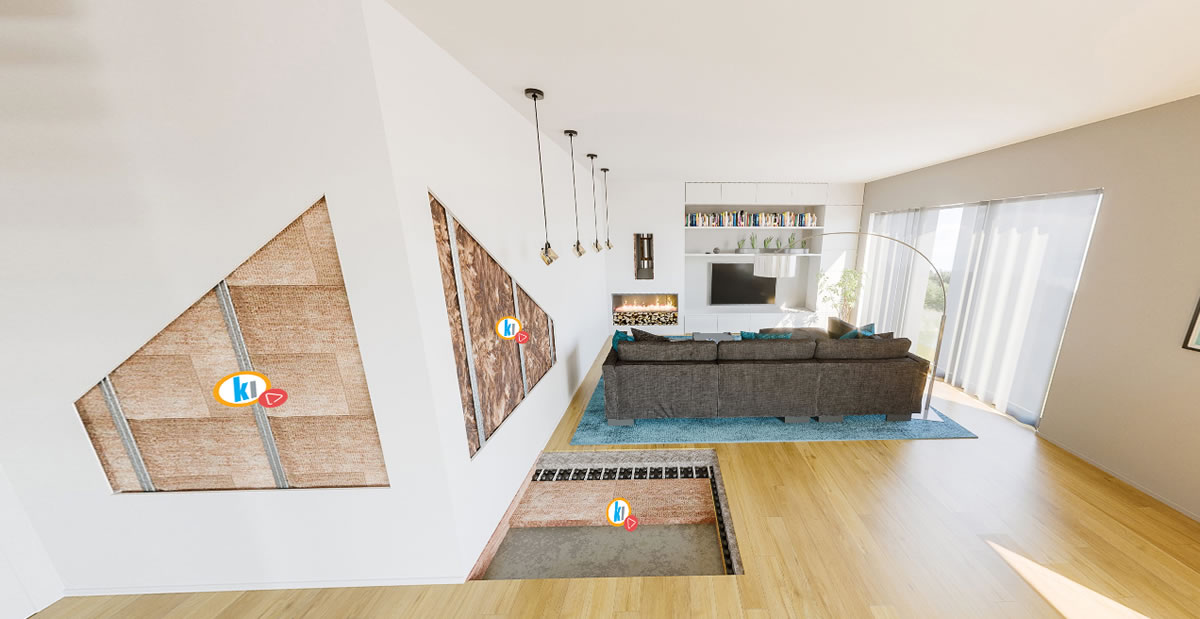 Virtualna šetnja kroz izolacijska rješenja s Knauf Insulation aplikacijom