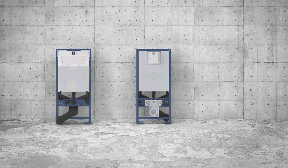 Do maksimalne udobnosti u kupaonici uz GROHE RAPID SLX instalacijski sustav