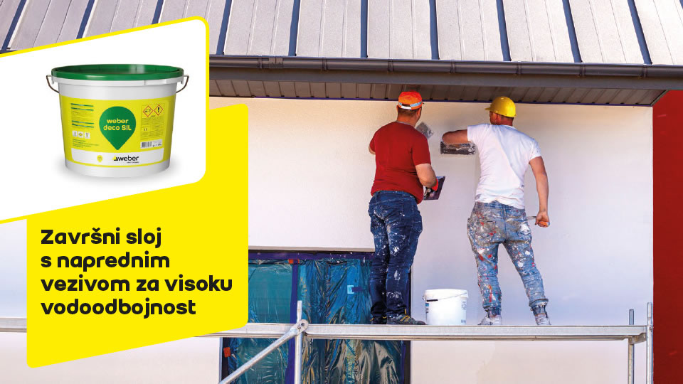 Osigurajte trajnu ljepotu svog doma uz žbuku Weber Deco SIL