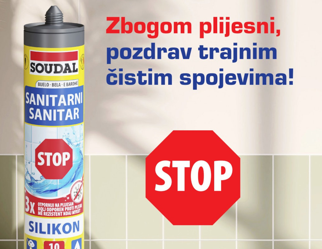 Proljetno čišćenje uz Soudal: Ne zaboravi zamijeniti stari silikon ili akril!