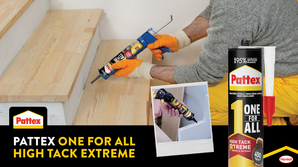 Pattex One for All High Tack Extreme – idealan partner za trajno lijepljenje i brtvljenje