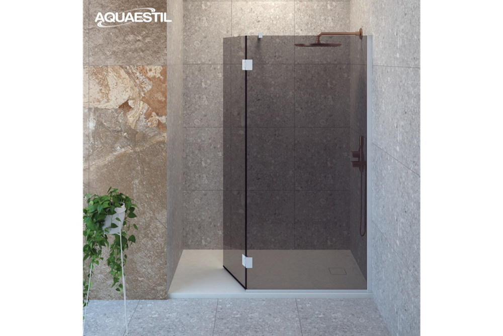 „Walk-in“ prostor za tuširanje uz dodatnu zaštitu od prskanja – Aquaestil Zenith Vario