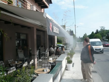 Hlađenjem terasa hotela, restorana, kafića i bazena do povećanja prihoda