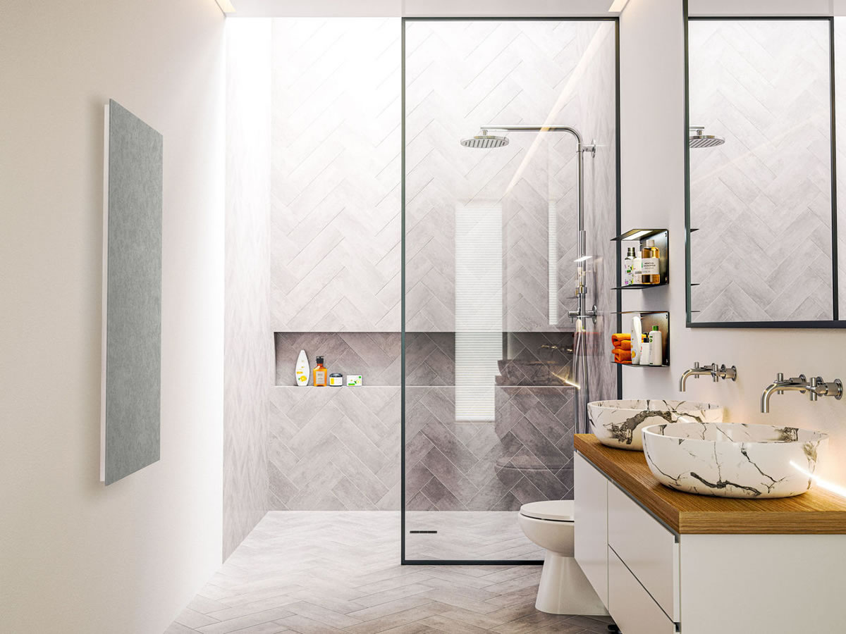 Infracrveni panel LAVA® STONE kao najugodnije grijanje nakon tuširanja ili tople kupke