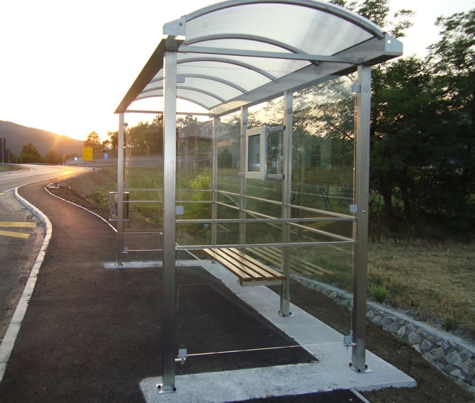 Inox nadstrešnica