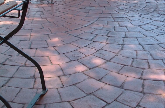 ART FLOOR tiskani beton - terasa (izgled kamenih kocki)