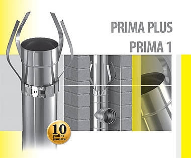 Sistem dimnjaka SCHIEDEL PRIMA PLUS/PRIMA 1 - za odvod dimnih plinova ložišta na plin, ulje, drvo i ugljen