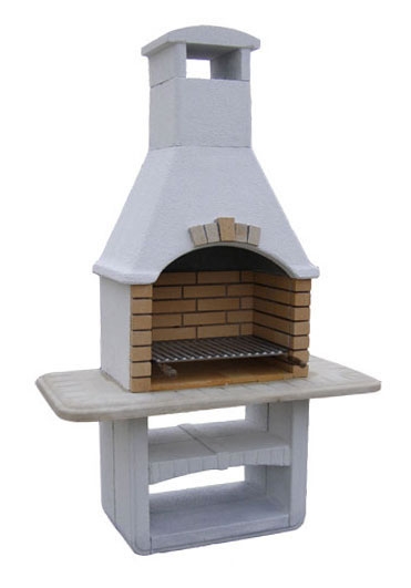 Vrtni kamin 04 - Bijeli sep - 464B