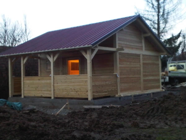 Bungalovi PERNA 7 m x 6 m (montažne drvene kuće)