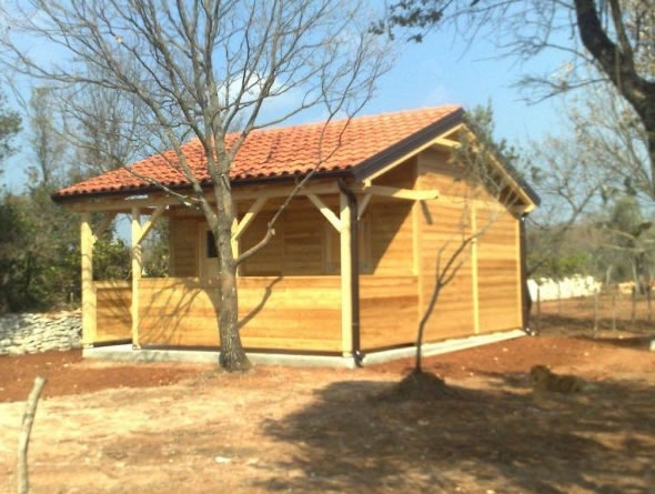 Bungalovi UČKA 4 m x 5 m (drvene kućice)