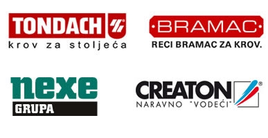 Crijep (Tondach, Bramac, Nexe, Creaton)