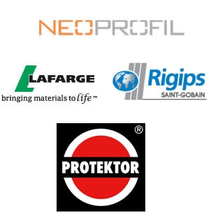 Suha gradnja (LaFarge, Rigips, Neoprofil, Protektor)