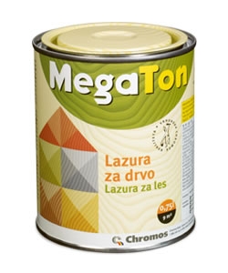 Tankoslojna lazurna boja za zaštitu drva MEGATON