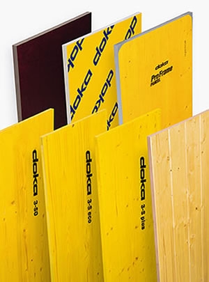 Doka komponente sustava - Oplatne ploče