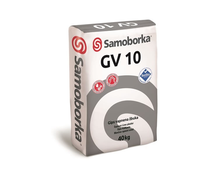 GV 10 - Unutarnja podložna gips vapnena strojna žbuka