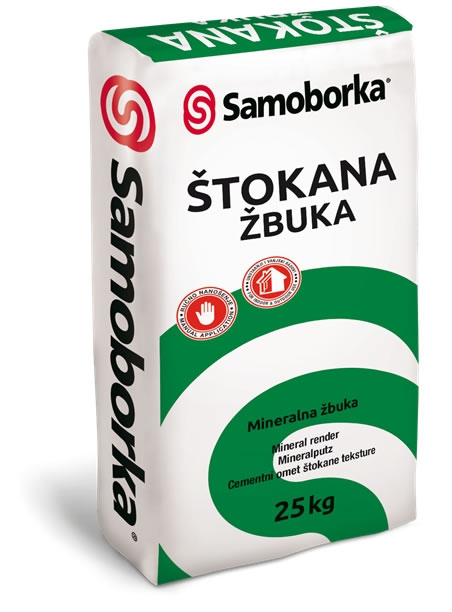 ŠTOKANA ŽBUKA - Cementna žbuka specifične štokane teksture