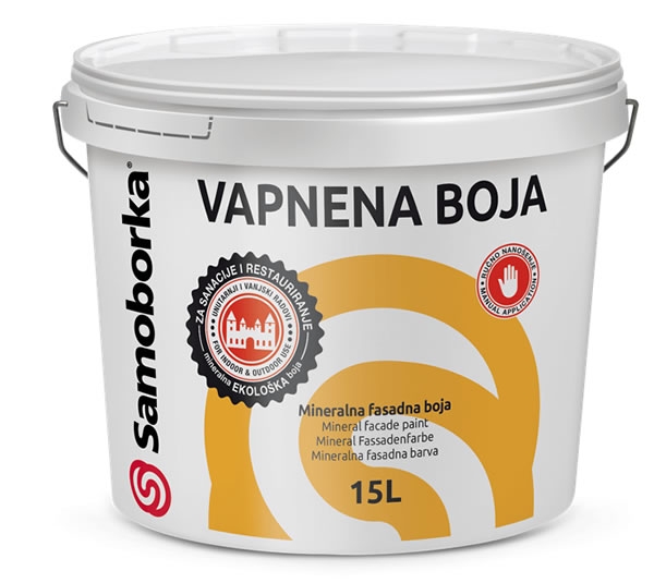 VAPNENA BOJA VANJSKA - Vanjska mineralna boja pogodna za sanacijske i restauratorske radove