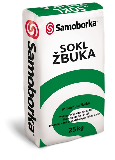 SOKL ŽBUKA - Mineralna žbuka za obradu soklova, sanacijske i restauratorske radove