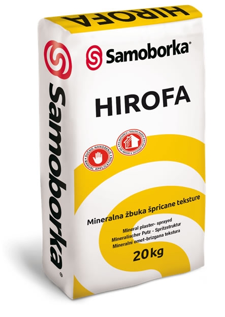 HIROFA - Mineralna žbuka prskane teksture