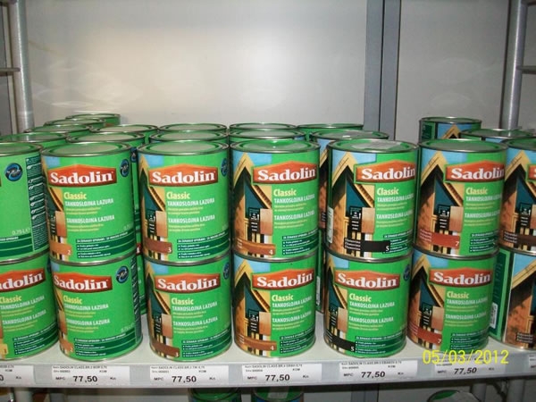 Tankoslojni lazurni premaz za zaštitu drveta SADOLIN CLASSIC