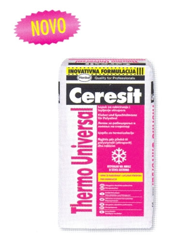 Ceresit Thermo Universal - ljepilo za stiroporne ploče i izradu armiranog sloja