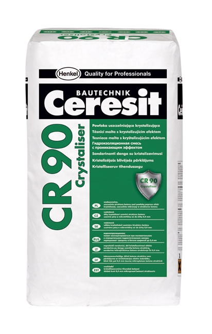 Samozacjeljujuća, migrirajuća hidroizolacija CERESIT CR 90 Crystaliser