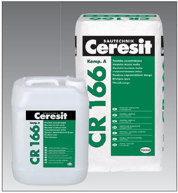 Fleksibilna 2-komponentna cementna hidroizolacija CERESIT CR 166