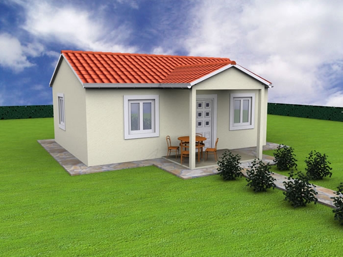 Montažna kuća za stanovanje - prizemna - TIP 7