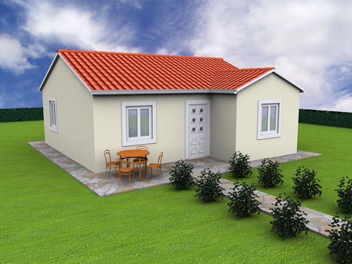 Montažna kuća za stanovanje - prizemna - TIP 10