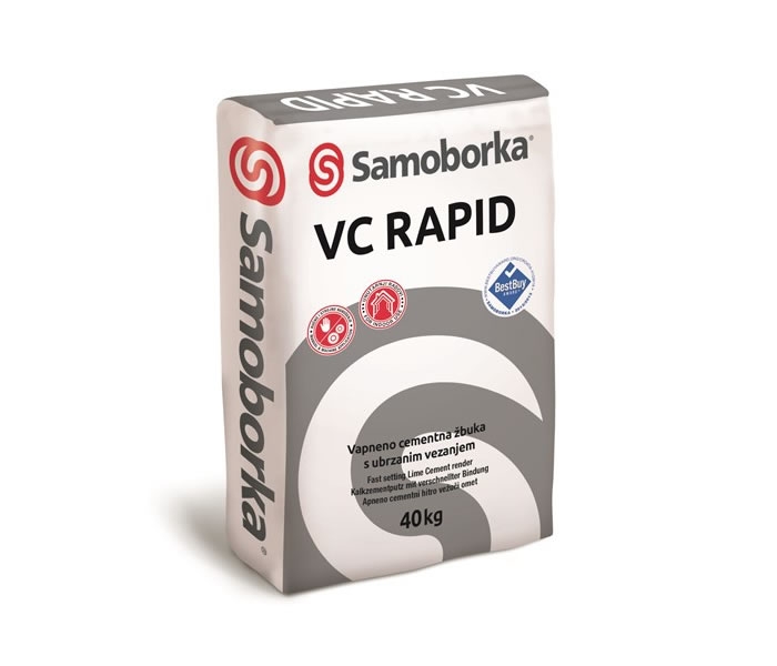VC RAPID – vapneno-cementna unutarnja podložna žbuka s ubrzanim vezivanjem