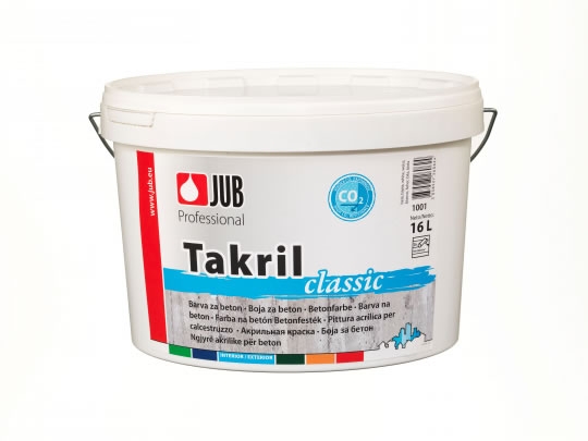 TAKRIL - Boja za unutarnje i vanjske betonske zidove i manje opterećene podove